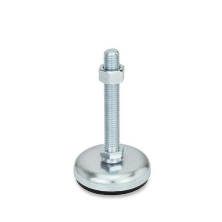 J.W. WINCO GN30-50-M8-50-A1-SK Leveling Feet 30-50-M8-50-A1-SK